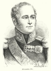 Alexandre Ier (gravering) av French School
