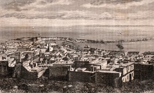 Alger - Alger - Algerie - gravering i "La France illustree: geography, history, administration statistique" av V.A. Malt-brun. 1884 av French School