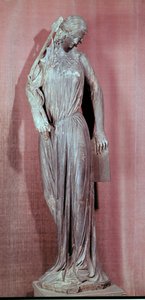 Allegorisk figur av synagogen, fra den sørlige transeptportalen til katedralen i Strasbourg, ca. 1230 (se også 177966) av French School