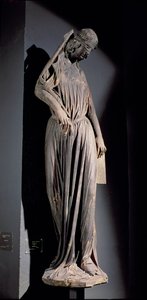 Allegorisk figur av synagogen, fra den sørlige transeptportalen til katedralen, ca. 1230 (se også 177966) av French School