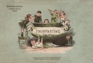 Falieres fosfatinalfabet (farge litho) av French School