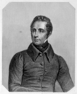 Alphonse de Lamartine, fransk poet (1790-1869). I "" The history of the Girondins"" av Lamartine av French School