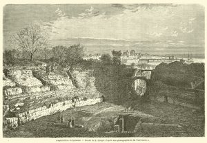 Amphitheatre de Syracuse (gravering) av French School