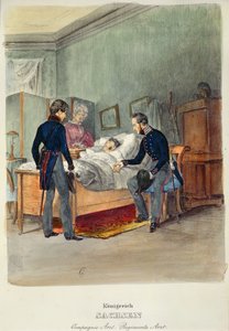 En hærdoktor i kongeriket Sachsen, ca. 1840 av French School