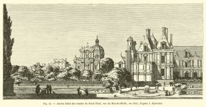 Tidligere hotell for grevene av Saint-Paul, rue du Roi-de-Sicile, i 1650; etter I Sylvester av French School