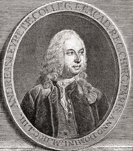 André Levret, 1703 1780. Fransk fødselslege. Fra Les Heures Libres utgitt 1908. av French School