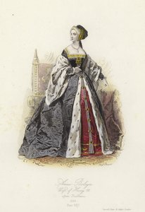 Anne Boleyn, andre kone til Henry VIII av England av French School