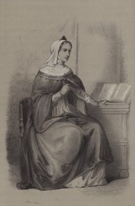 Anne De Comnene (gravering) av French School