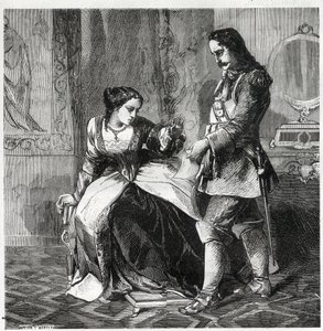 Anne Ninon"" av Enclo (eller Ninon de Lenclos eller Ninon de Lanclos av French School