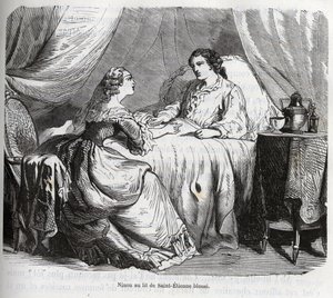 Anne Ninon””” of the Enclo (or Ninon de Lenclos or Ninon de Lanclos av French School