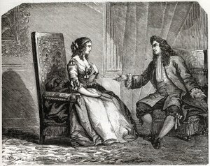 Anne Ninon”” of the Enclos (or Ninon de Lenclos or Ninon de Lanclos av French School
