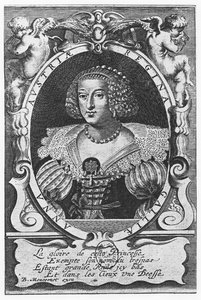 Anne av Østerrike (gravering) av French School