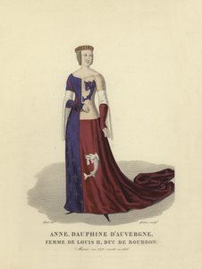 Anne av Auvergne, kone til Louis II, hertugen av Bourbon