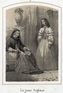 Anonymous engraving from the 19th century av French School