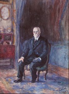 Antoine Beclere (1856-1939) 1929 (olje på lerret) av French School