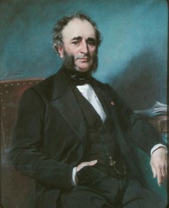 Antoine Jobert de Lamballe (1799-1867) (olje på lerret) av French School