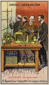 Apparat for overføring av bilder over avstand (chromolitho) av French School