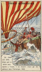 Arban reddet av fiskere etter at ballongen hans styrtet i Adriaterhavet av French School