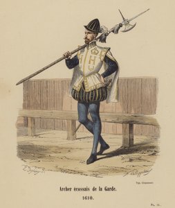 skotsk bueskytter av garde av French School