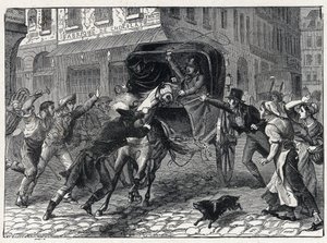 Arrestasjon av Georges Cadoudal (1771-1804), en sjefschouan under Vendee-krigene, 9. mars av French School