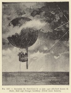 Ascension of Saint-Louis 17. juni 1900 (atten timers varighet, inkludert syv forferdelige stormer) av French School