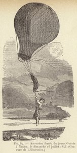 Tvunget oppstigning av unge Guerin til Nantes, søndag 16. juli 1843 av French School