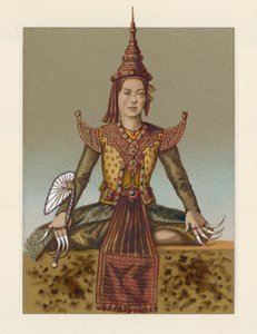Asia kostyme av French School