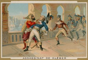Attentatet på Jean-Baptiste Kleber, sjef for franske tropper i Egypt, Kairo, 1800 av French School