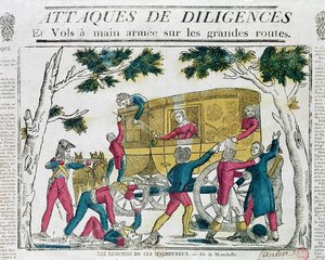 Angrep på diligence fra Paris til Lyon 25. juli 1822 av French School