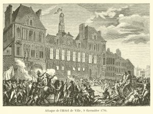 Angrep på Hôtel de Ville, 9 Thermidor 1794 av French School