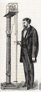 Atwood-maskin oppfunnet i 1784 av George Atwood (1745-1807) - Machine d