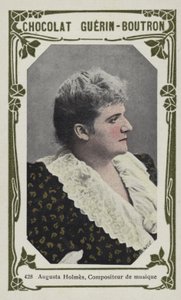 Augusta Holmes, musikkkomponist (farget bilde) av French School