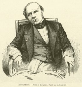 Augustin Thierry (gravering) av French School