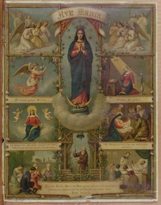 Ave Maria bønnekort av French School