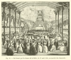 Ball gitt av damene i Halle, 17. august 1850, på March of the Innocents av French School