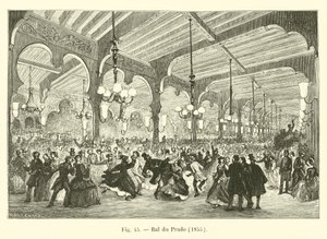 Bal du Prado, 1855 av French School