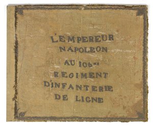 Banner for det franske 105. regiment, ca. 1815 av French School