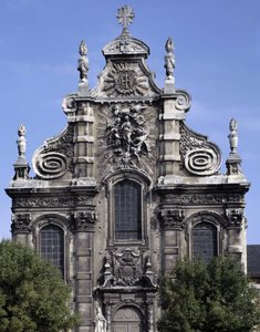 Barokkarkitektur: Fasade til Jesuitenes kirke (nåværende museum for hellig kunst) (1692). Cambrai, Nord (59). av French School
