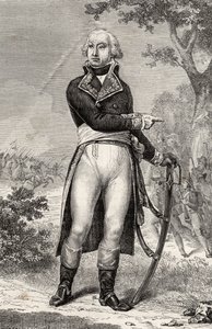 Barthelemy Louis Scherer (1747-1804) fra 'Histoire de la Revolution Francaise' av Louis Blanc (1811-82) av French School