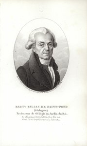 Bartholomew Faujas fra Saint-Fond av French School