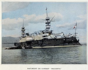 Battle Building “” Magenta”” - in “” Military Album - Marine: Life on board”” av French School