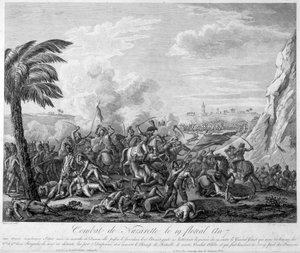 Slaget ved Nazareth den 19. blomsterår 7 (1799) under general Jean Andoche Junot (Jean-Andoche) (1771-1813) - i "" Revolution francaise"" av Thiers. 1800-tallet av French School
