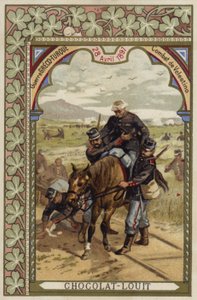 Slaget ved Velestino, gresk-tyrkisk krig, 28. april 1897 av French School