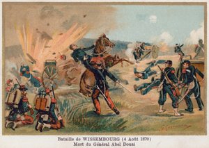 Slaget ved Wissembourg, general Douays død av French School