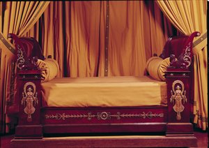 Seng, First Empire-stil (tre og ormolu)