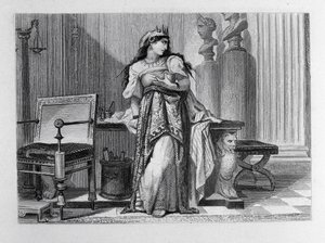 Berenice, illustrasjon for Berenice av Jean Racine (1639-99) av French School