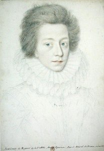Bernard de Nogaret de La Vallette (1592-1661) hertug av Epernon (blyant på papir) av French School