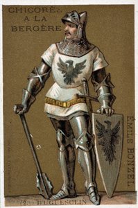 Bertrand du Guesclin (Duguesclin) (v. 1320-1380). Konstabel i Frankrike av French School