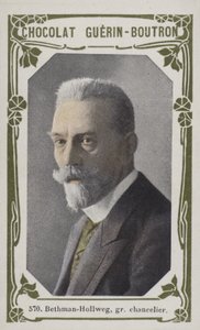 Bethmann-Hollweg, storkansler (farget bilde) av French School