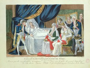Fødsel av Napoleon II, konge av Roma, 20. mars 1811 av French School